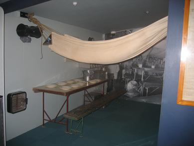 Torpedo Bay Navy Museum - Mess Deck