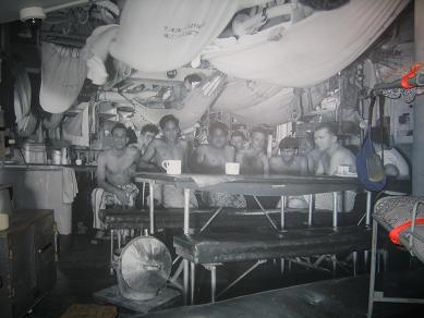 Torpedo Bay Navy Museum - Mess Deck
