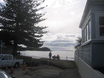 walk from Milford beach to Takapuna beach