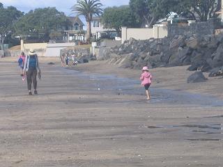 walk from Milford beach to Takapuna beach