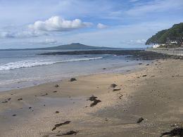 walk from Milford beach to Takapuna beach