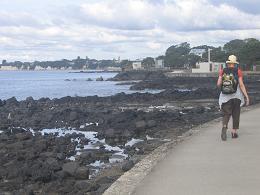 walk from Milford beach to Takapuna beach