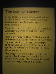 Auckland Museum - Gallipoli Minecraft