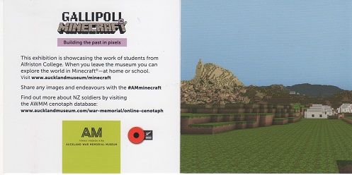 Auckland Museum - Gallipoli Minecraft