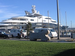 Wynyard Quarter - Wooden Seat