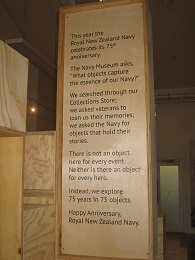 Torpedo Bay Navy Museum - 75 years 75 objects