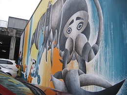 Hustmere Rd Carpark Mural